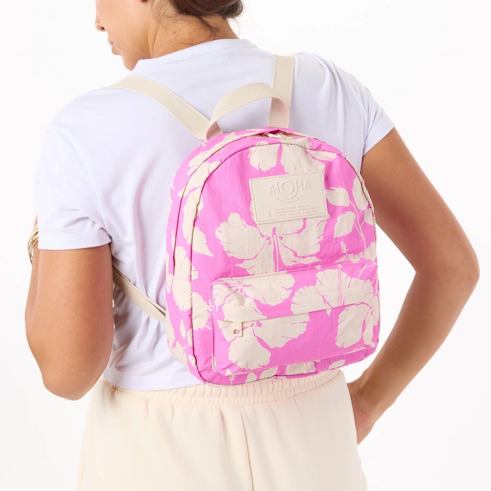 ALOHA Collection Pink Salinas Keep It Light Mini Backpack (NWT) - Picture 4 of 9
